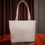 Printed Ladies Tote Bag – Soft Pink - Image 5